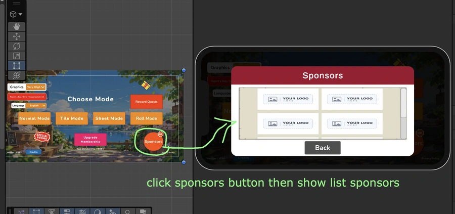 Brand Showcase in Menu (Max. 8) preview