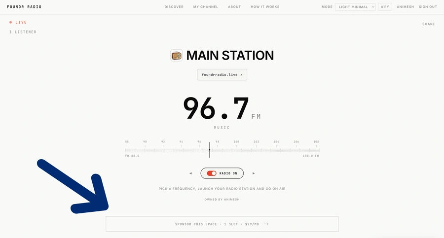 Main Page Spot preview