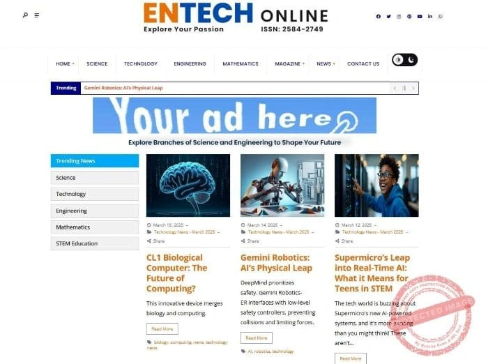 Banner Advertisement on Landing Page preview