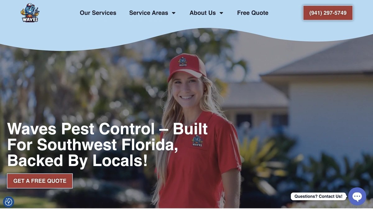 Waves Pest Control screenshot