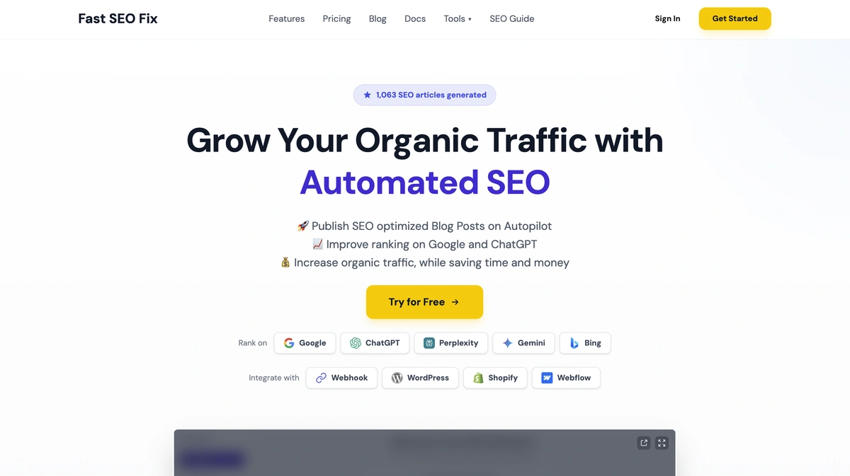 Fast SEO Fix screenshot