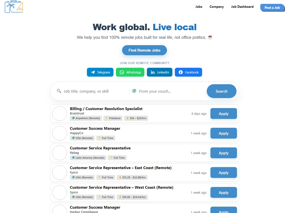 Remote4Me screenshot