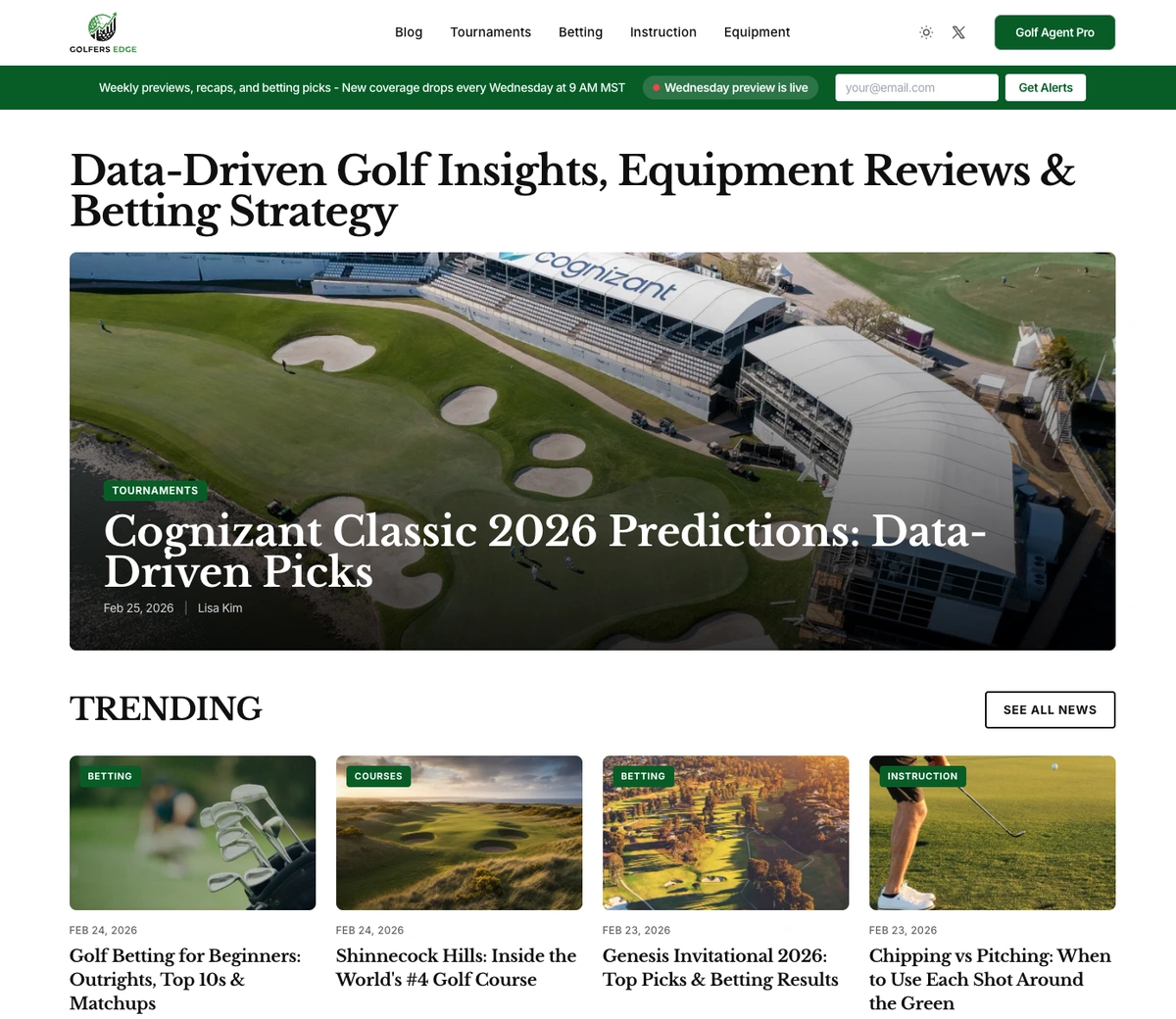 Golfers Edge screenshot