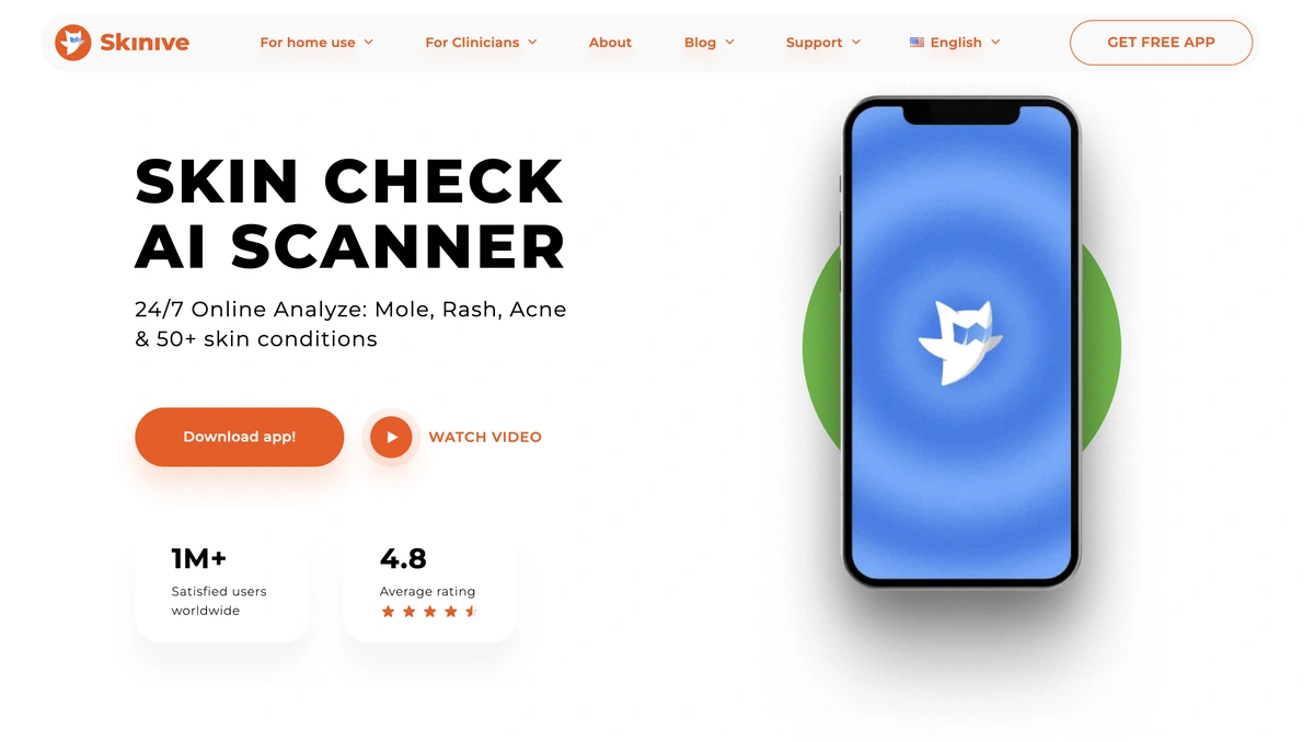 Skinive AI: Mole checker app screenshot