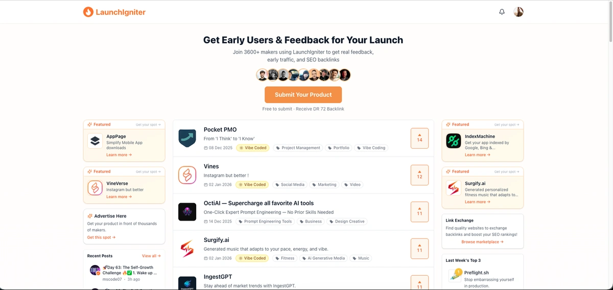 LaunchIgniter screenshot