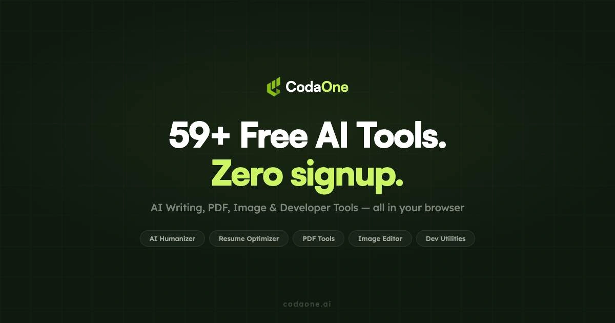 CodaOne AI screenshot
