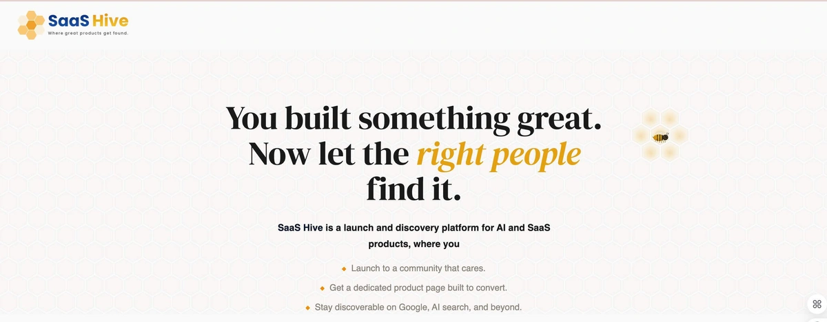 SaaS Hive screenshot