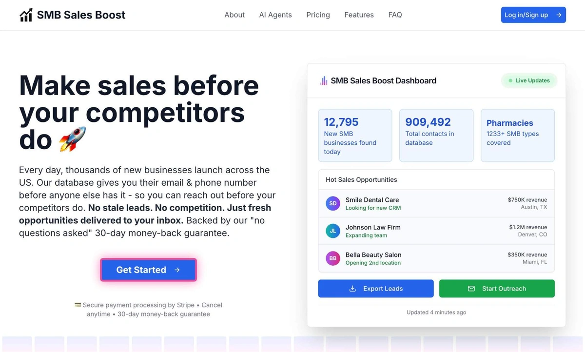 SMB Sales Boost screenshot