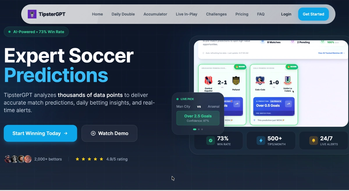 Tipstergpt screenshot