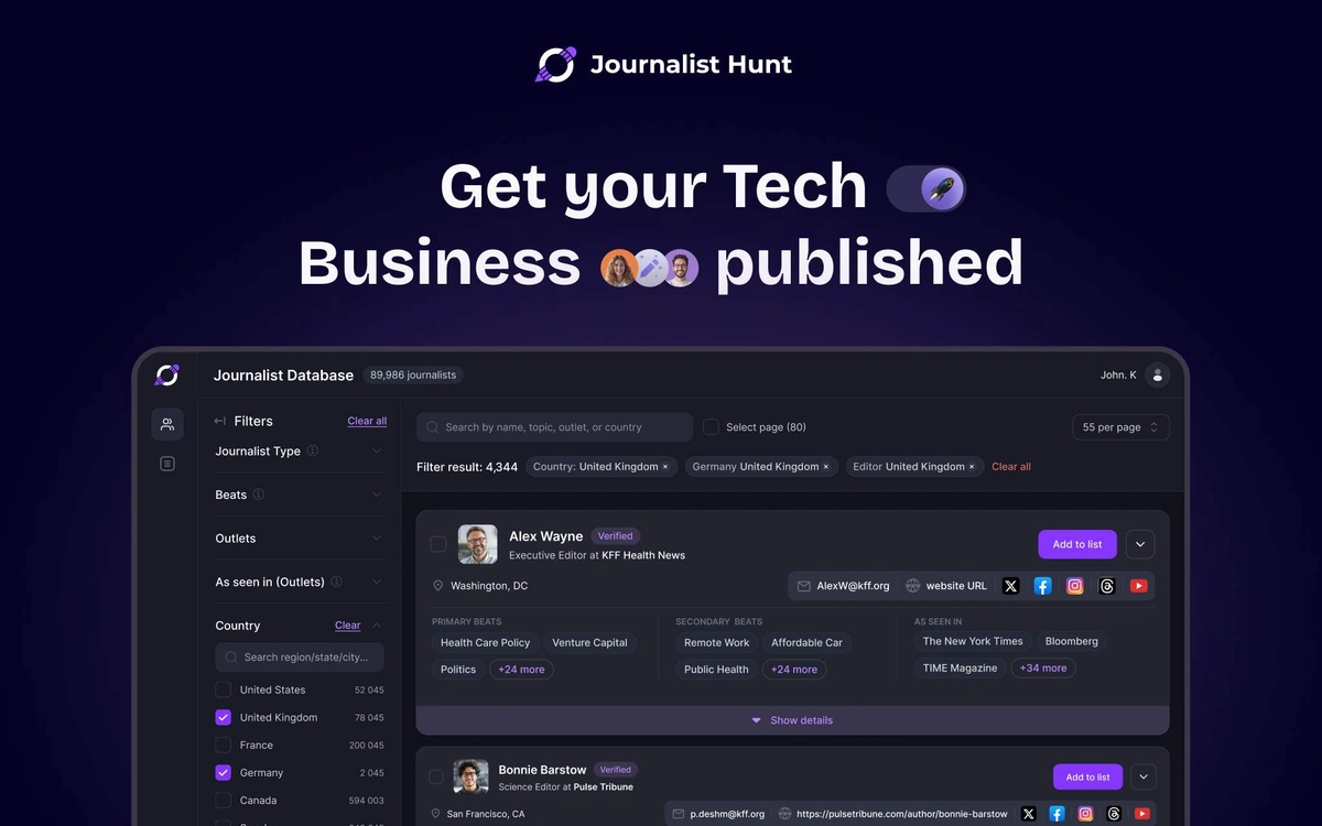 Journalist Hunt screenshot