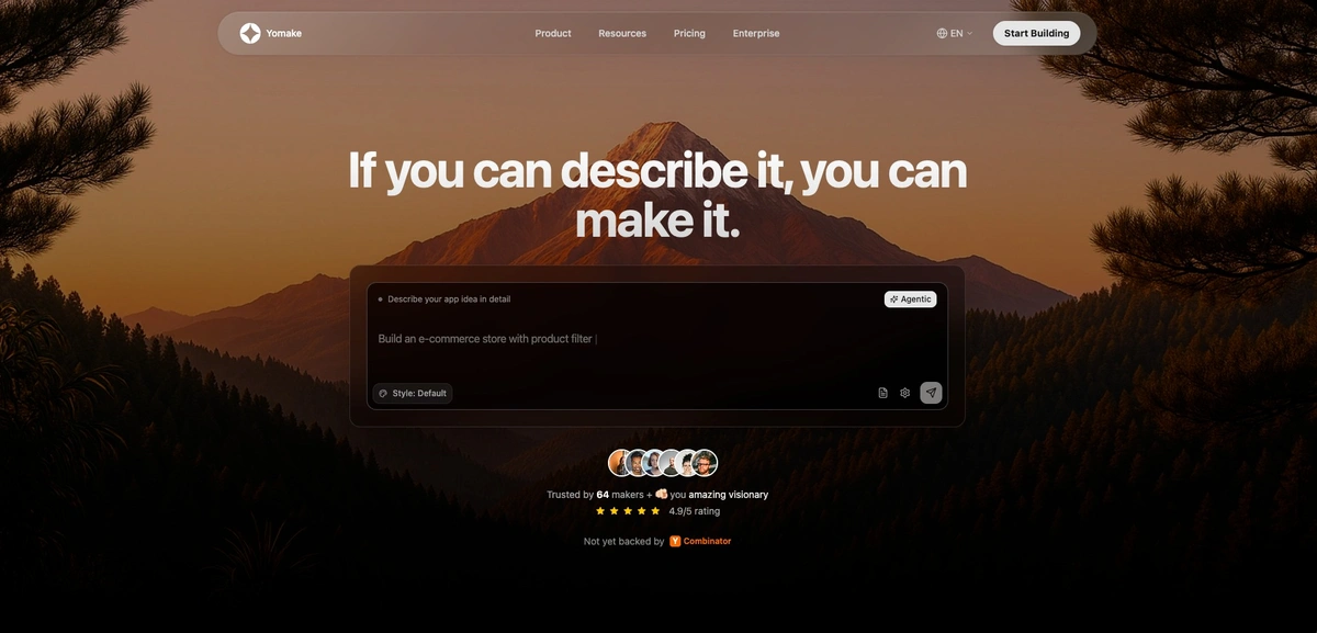 Youmake.dev screenshot