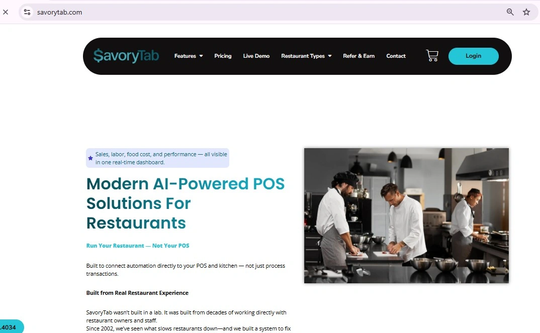 SavoryTab screenshot
