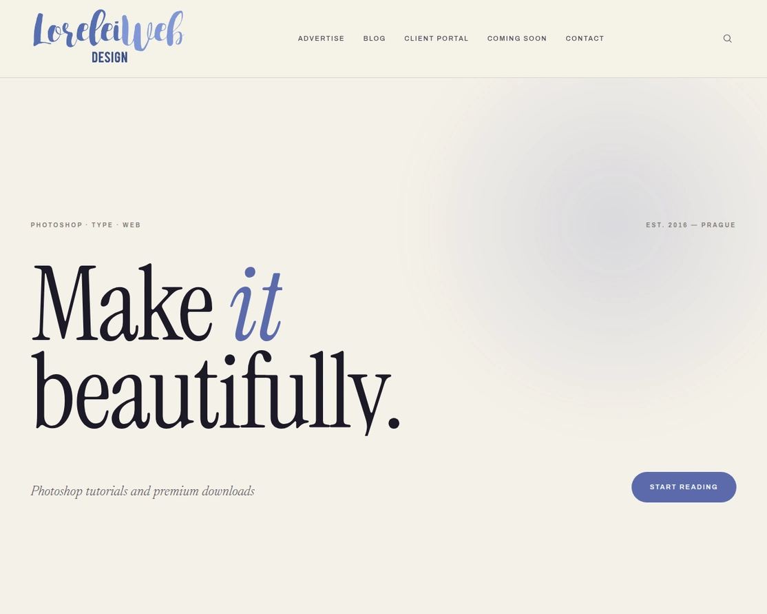 Lorelei Web Design screenshot