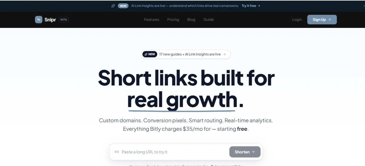 Snipr screenshot