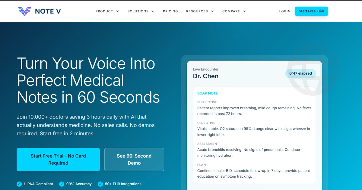NoteV screenshot