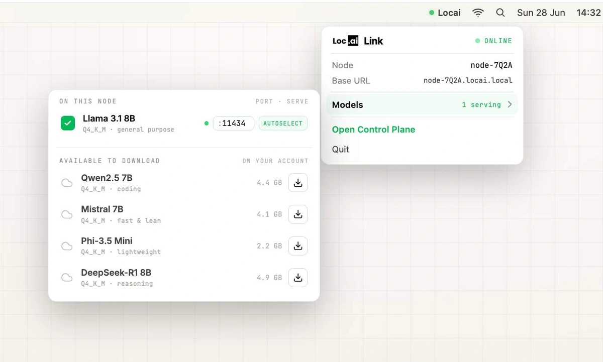 Locai screenshot