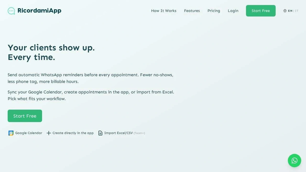 RicordamiApp screenshot