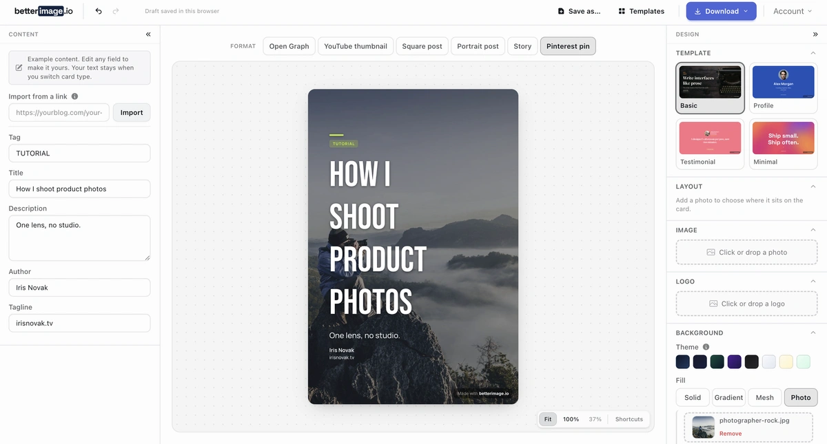 BetterImage screenshot