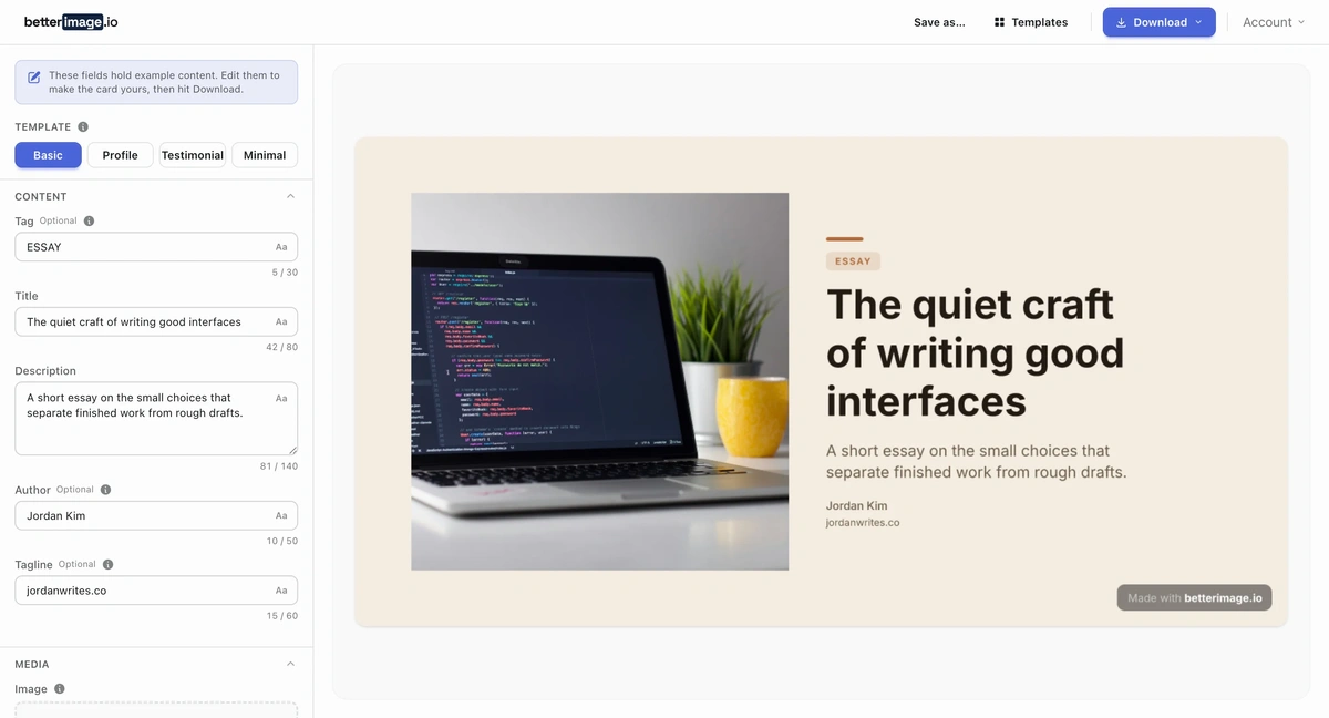 BetterImage screenshot