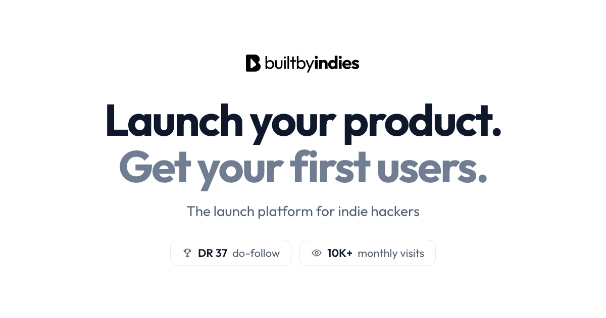Builtbyindies screenshot