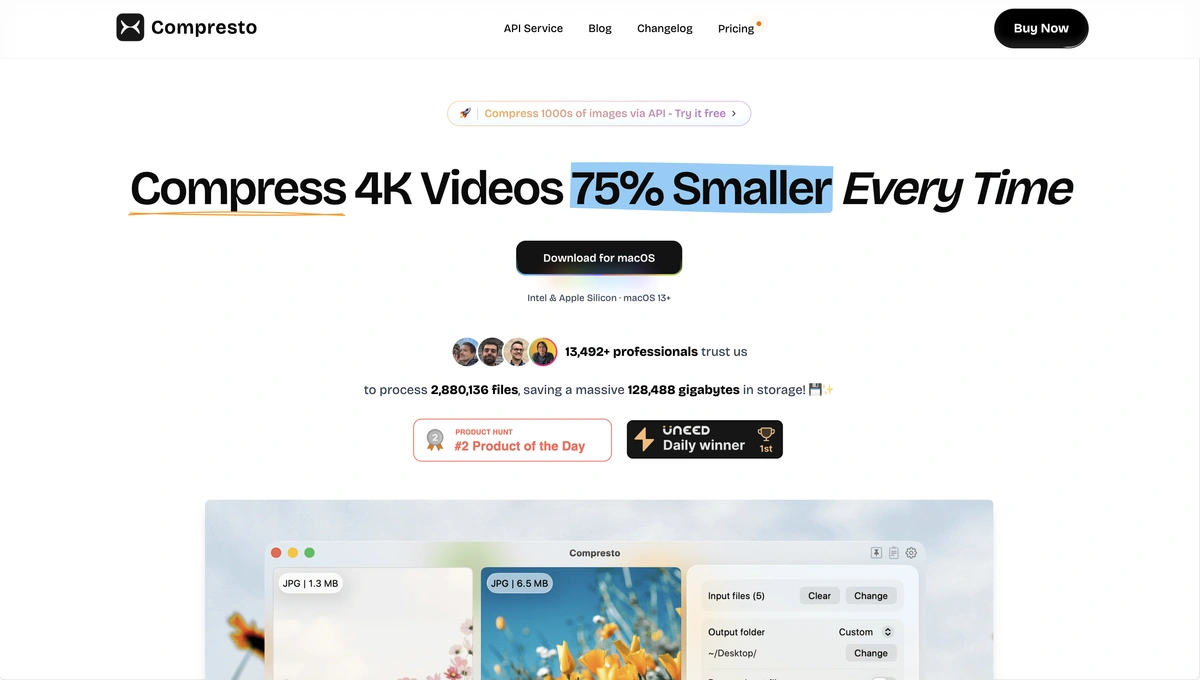 Compresto screenshot