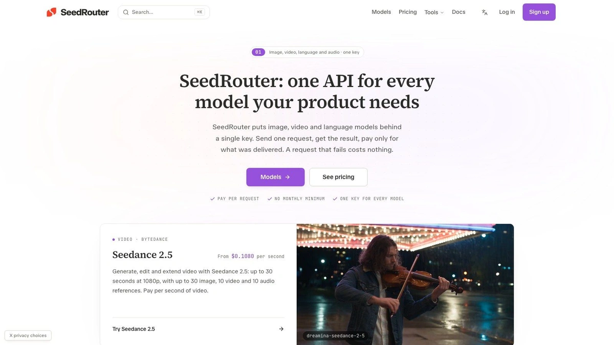 SeedRouter screenshot